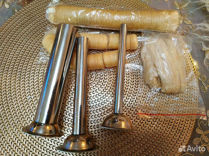Насадки на мясорубку для колбасок с оболочками