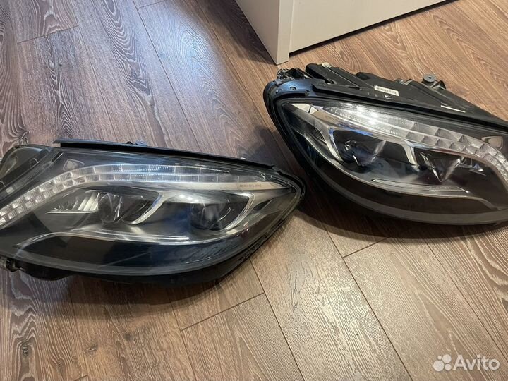 Передние Фары на Mercedes S Class w22