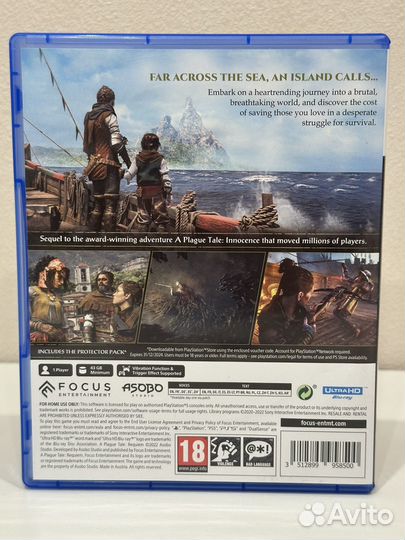 A plague tale requiem ps5 диск бу