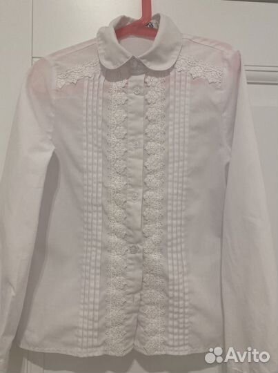 Блузка школьная 122-128