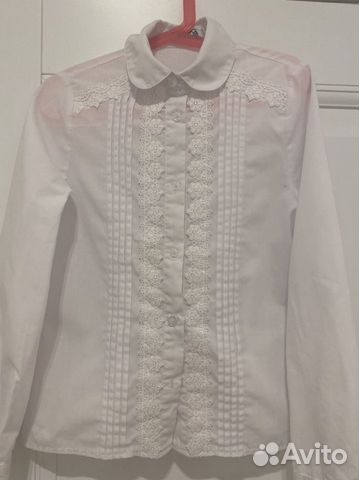 Блузка школьная 122-128