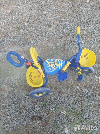 Детский велосипед с ручкой