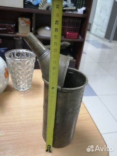 Старинная масленка,смазочник