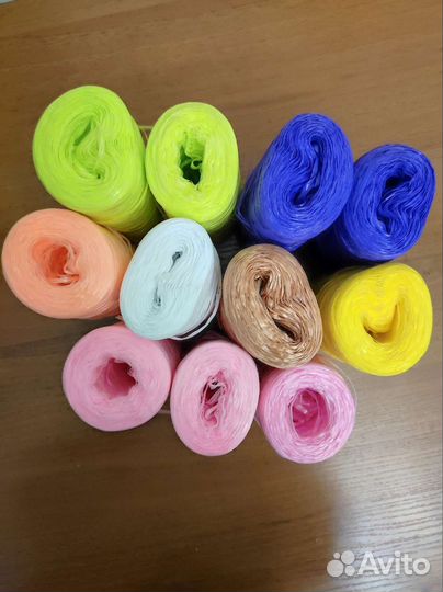 Пряжа для вязания мочалок