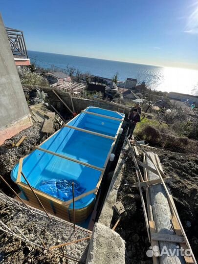Бассейн 3х7х1,5м с доставкой