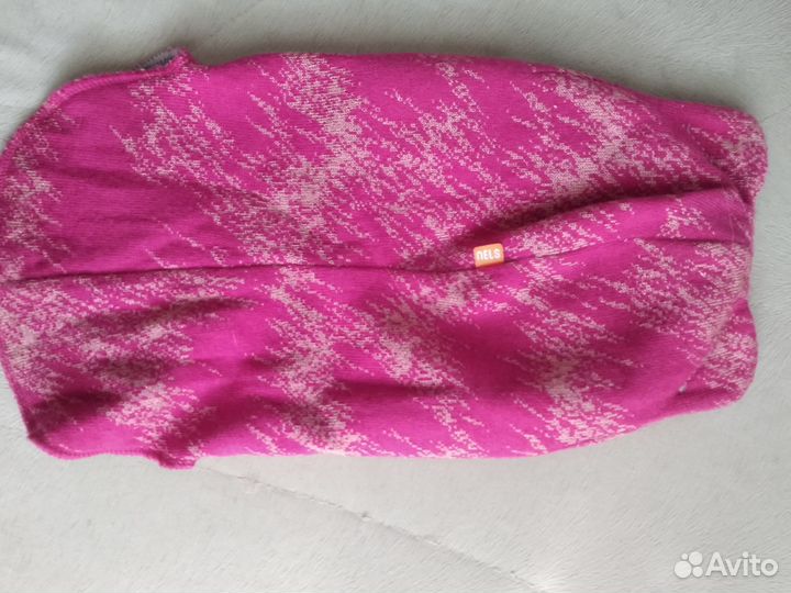 Шапка шлем для девочки зимняя