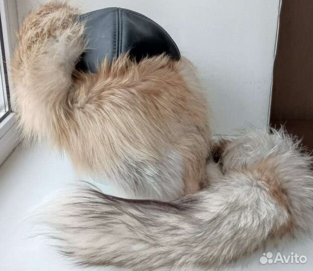 Шапка мужская лисья