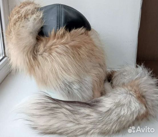 Шапка мужская лисья