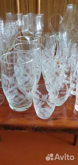 Стекло СССР, фужеры