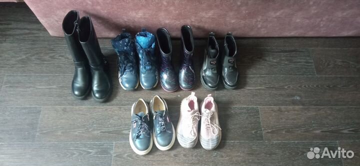 Обувь для девочки и куртка для подростка