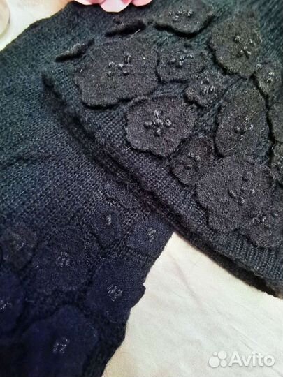 Шапка и шарф комплект женский Винтаж