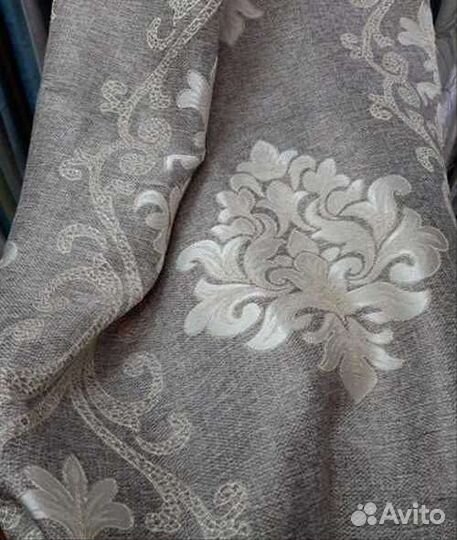 Портьеры лён, готовые комплекты