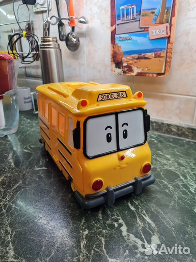 Детские игрушки автобус Скуби Поли Робокар