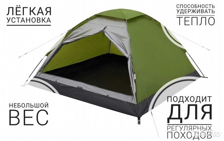 Палатка 2-х местная Новая
