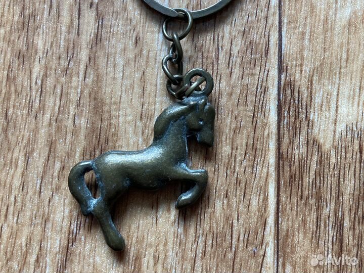 Брелок для ключей, СССР лошадь бронза