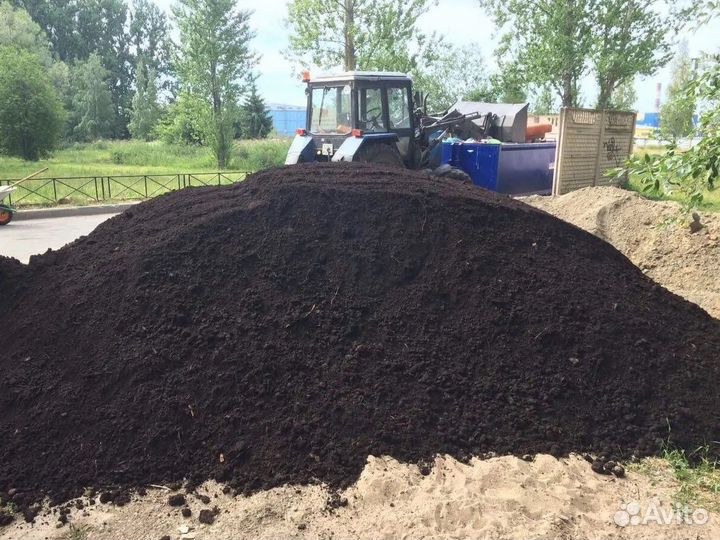 Земля плодородный грунт чернозём