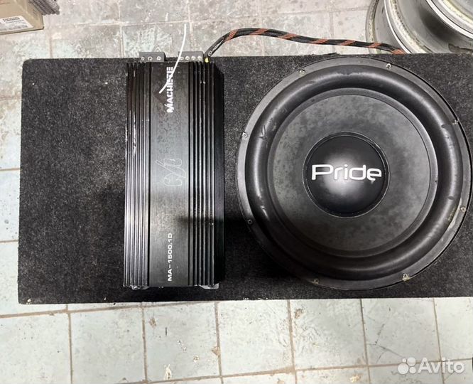Сабвуфер Pride junior 15 + моноболок machete