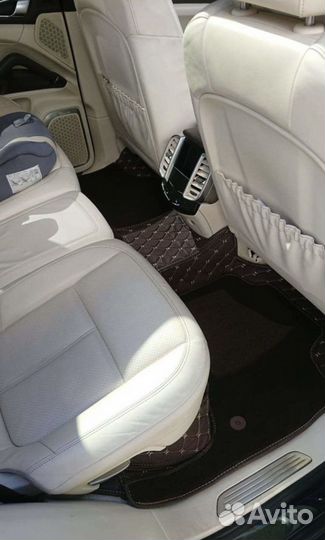 Ковры 5D экокожа Porsche Cayenne 2002-н.в