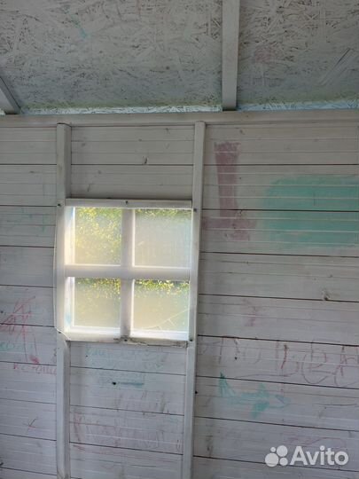 Детский уличный домик площадка с горкой