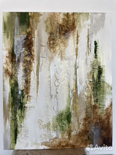 Интерьерная картина маслом, текстурная