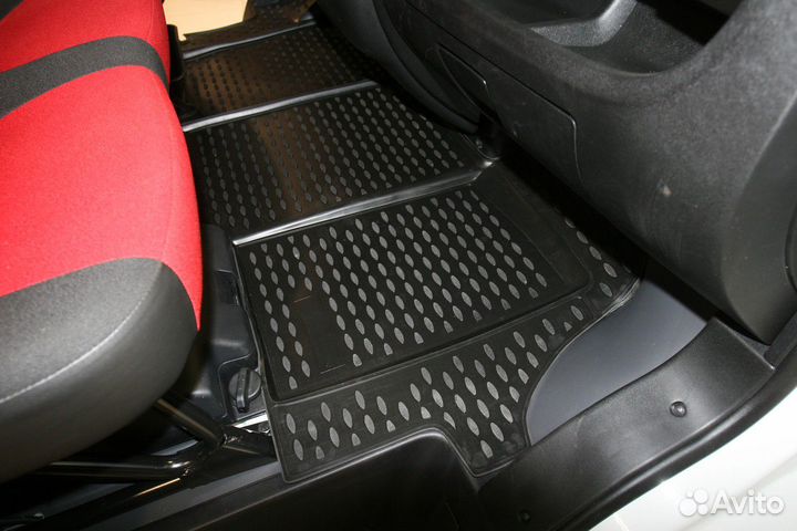 Коврики в салон fiat Ducato, 2012- 2 шт. (полиуретан) / Фиат Дукато