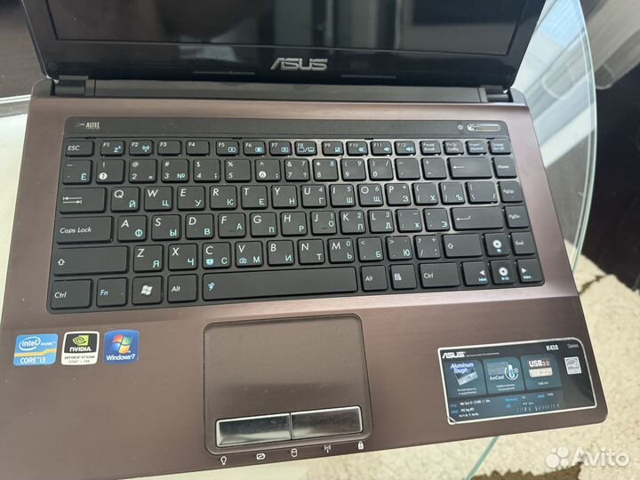 Ноутбук asus k43s