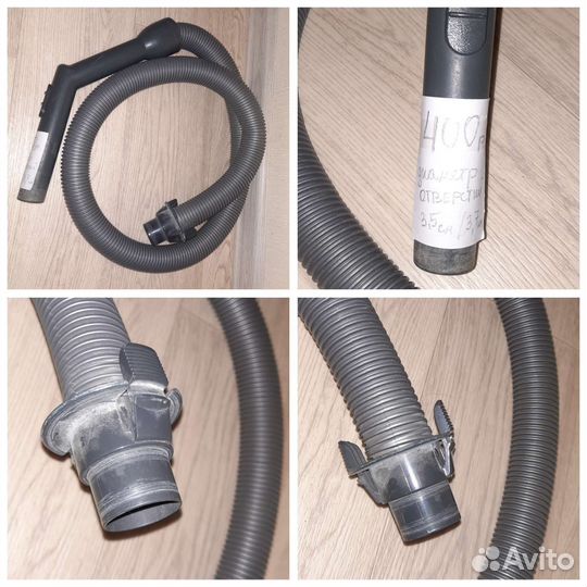 Разные комплектующие и нерабочий пылесос