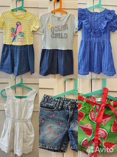 Пакет одежды 9 вещей на лето 134 для девочки