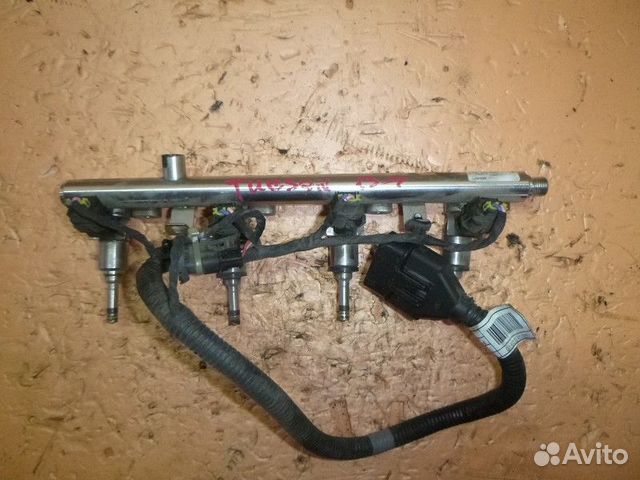 Рейка топливная (рампа) hyundai tucson 2015