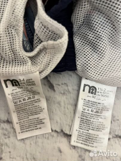 Шорты для купания Mothercarе 92.104