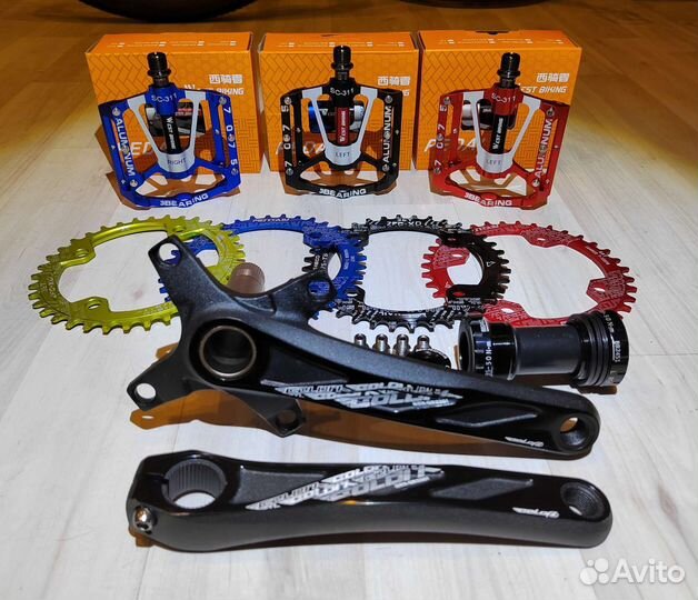 Система шатунов Hollowtech II Новые комплект.780гр