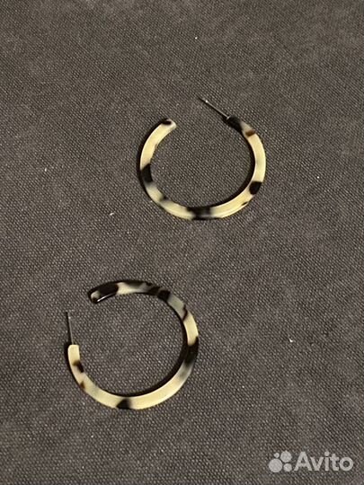 Серьги полукольца