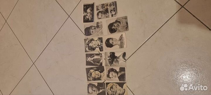 Открытки актеров разных лет