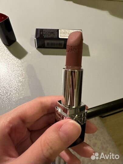 Помада dior rouge 300 nude style velvet