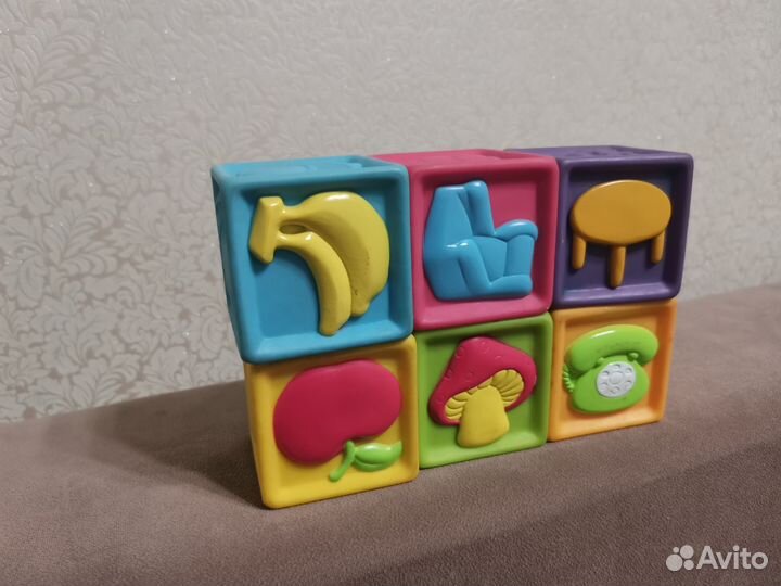 Кубики резиновые