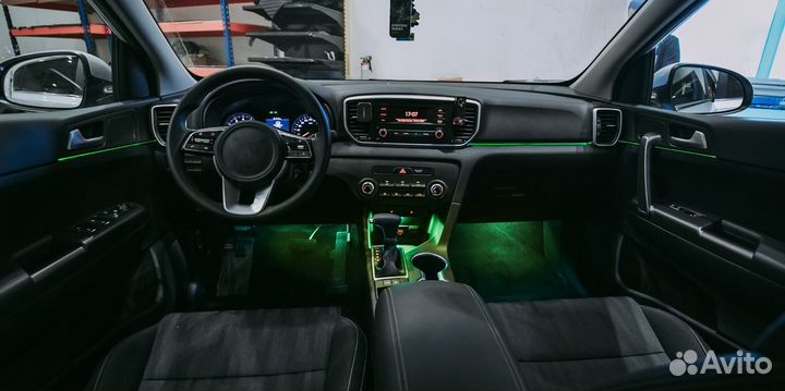 RGB LED Подсветка Салона MTF Dynamic С Монтажом