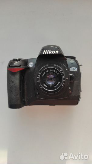 Зеркальный фотоаппарат nikon d70
