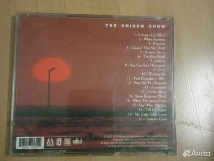 2 Диска-Альбома eminem