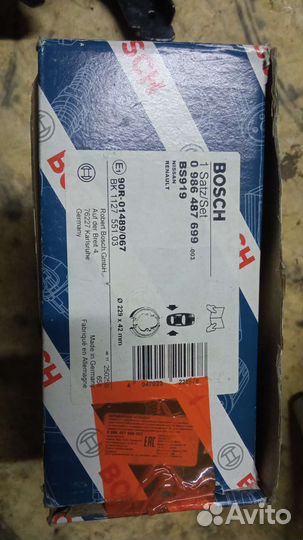 Колодки задние Рено Ниссан