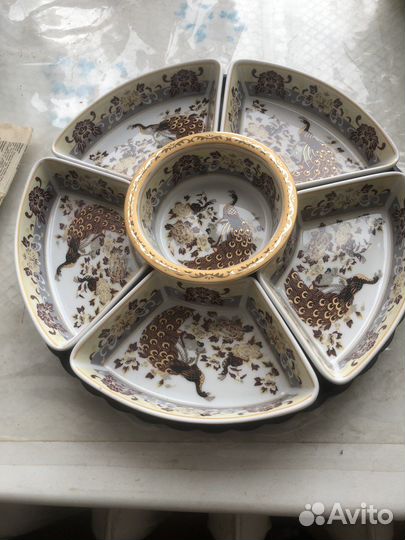 Менажница фарфор