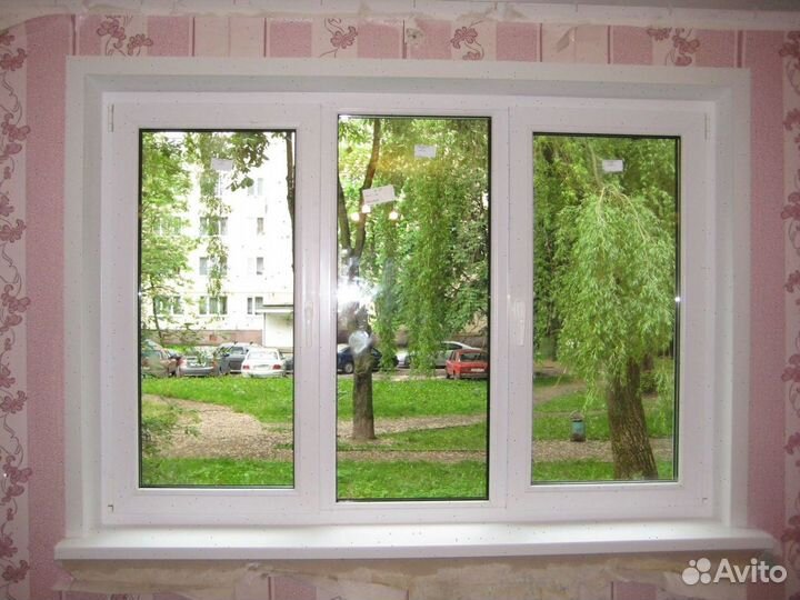 Окна пластиковые установка