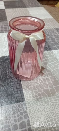 Ваза цветное стекло 1.3 л