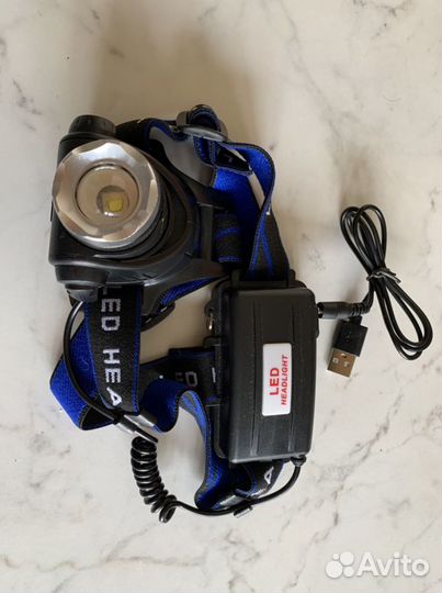 Светодиодный налобный фонарь