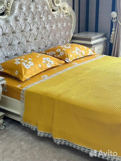 Плед покрывало хлопок