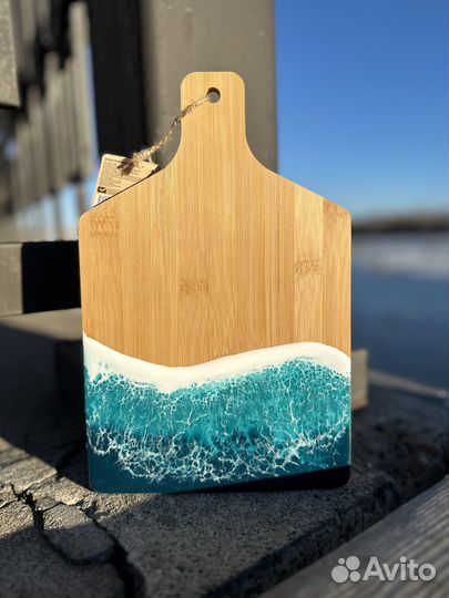 Сервировочная доска с побережьем)