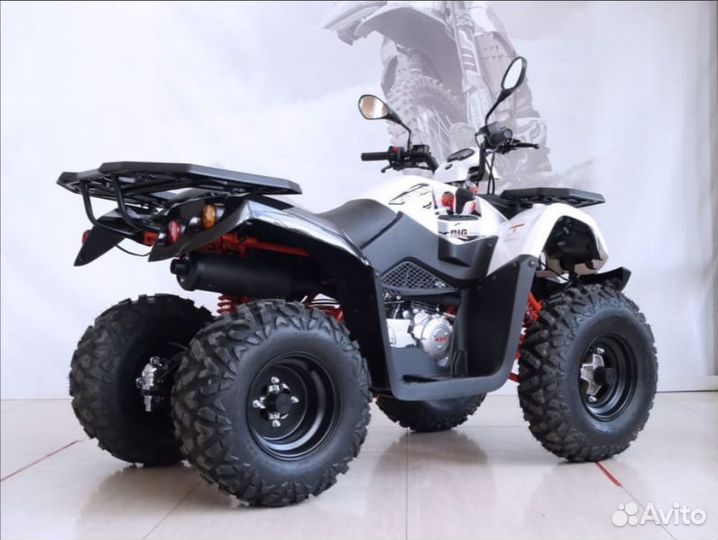 Квадроцикл Kayo Big Bull черно-белый