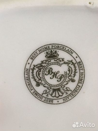 Набор для специй фарфор,позолота