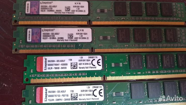 Модули озу DDR3-PC12800 4GB