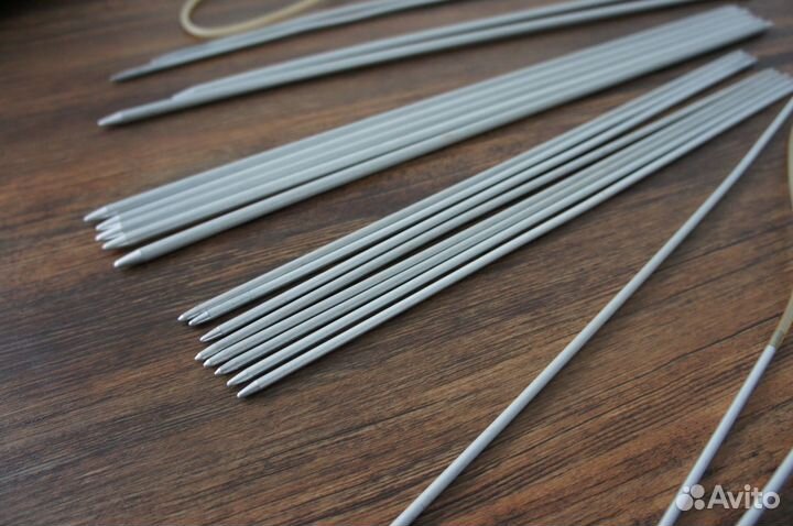 Набор спиц для вязания в коробке (20 спиц)