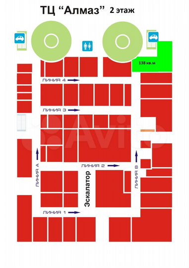 Торговая площадь, 138 м²